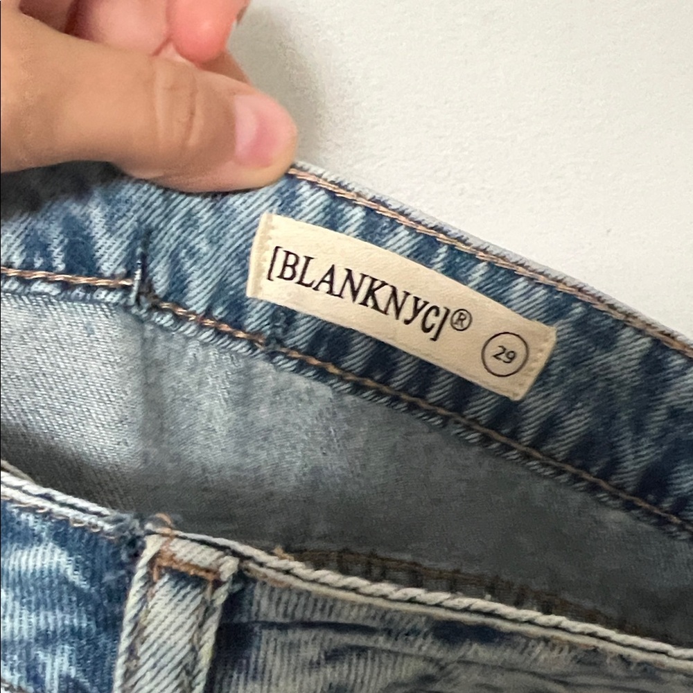 Blank NYC Blue Denim Skirt - Picture 3 of 10